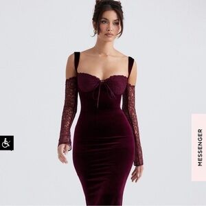 House of Cb Velvet Gown!